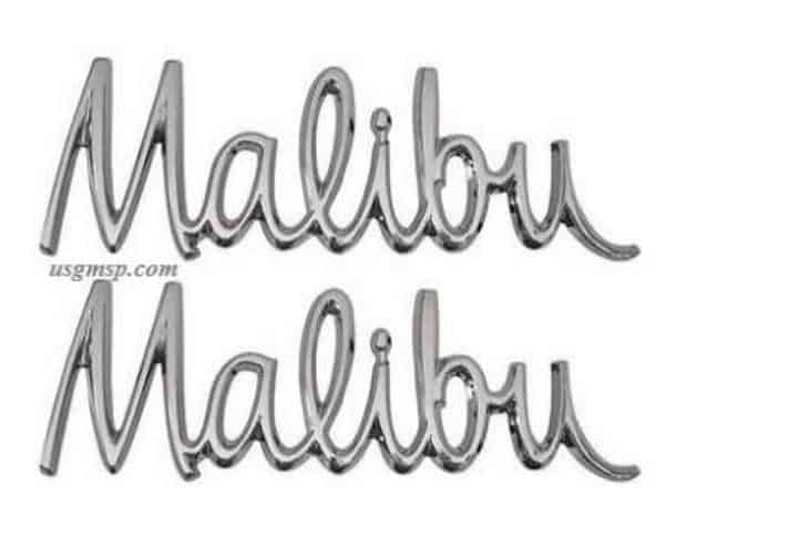 Emblem "Malibu" - Fender 1968 PR